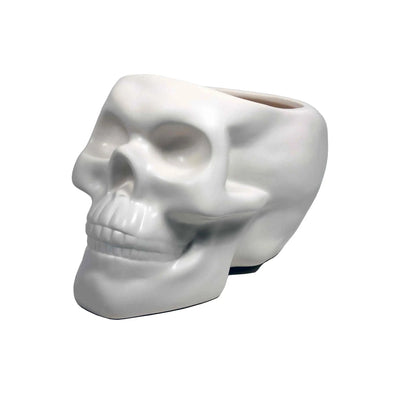 Ceramic Skull Cachepot