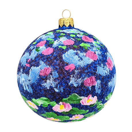 Thomas Glenn Holidays Monet Signature 'Water Lilies' Ornament — Newfields Exclusive