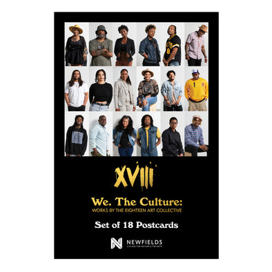 We. The Culture: Works by The Eighteen Art Collective Postcard Set