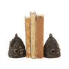 Cast Iron Beehive Bookend Set