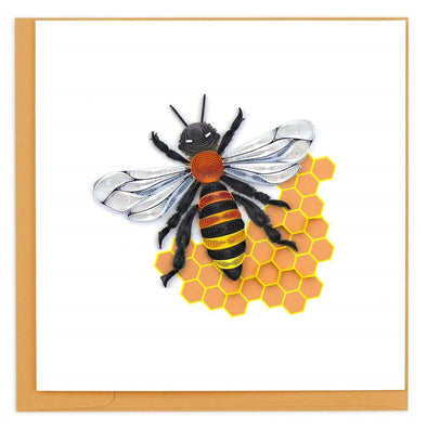 Honey Bee Quilling Card