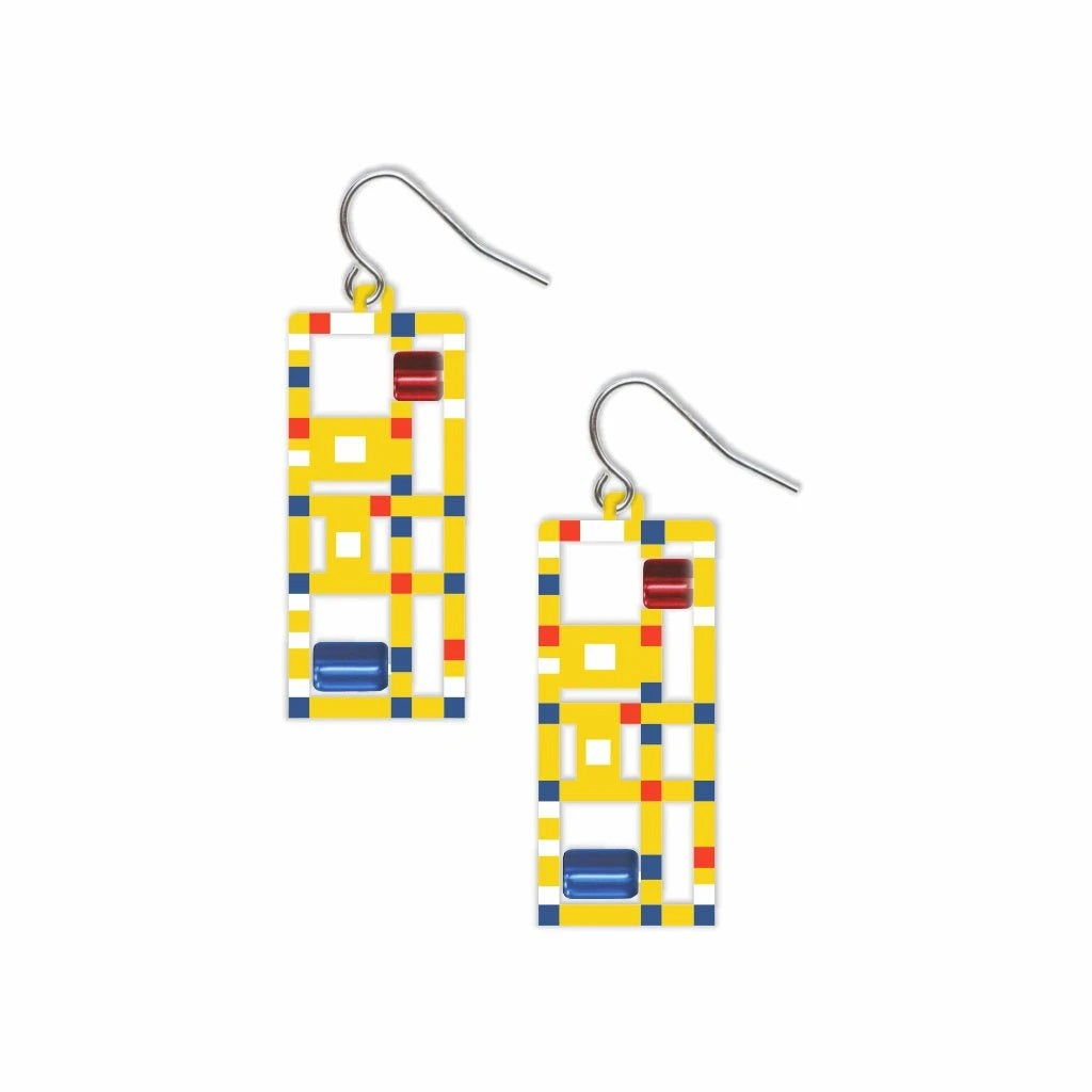 Mondrian 'Broadway Boogie Woogie' Earrings