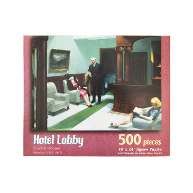 Edward Hopper, Hotel Lobby Jigsaw Puzzle
